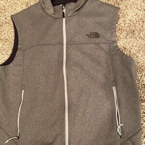 North Face - Grey Apex Bionic full zip vest - XL